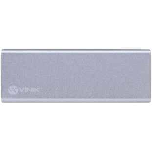 CASE P/SSD VINIK USB 3.1 X TYPE-C M.2 SATA CS25-C31 PRATA
