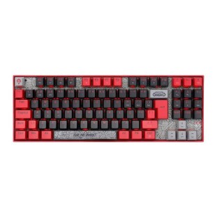 TECLADO REDRAGON GAMER MECANICO HORDA DO WORLD OF WARCRAFT PRETO/VERMELHO