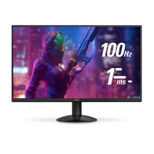 MONITOR GAMER AOC 27" LED 100HZ FHD HDMI/VGA/VESA 27B30H  PRETO