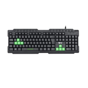 TECLADO ELG USB GAMER HADAR MEMBRANA SHIELD TGHD PRETO