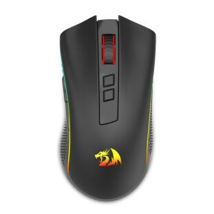 MOUSE REDRAGON GAMER SEM FIO COBRA PRO 16000DPI RGB M711-PRO PRETO