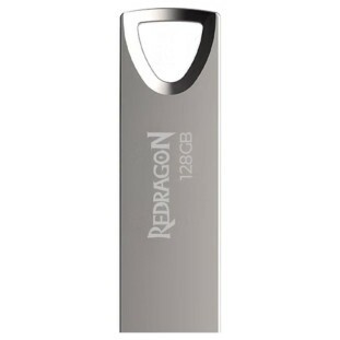 PEN DRIVE 128GB REDARGON 2.0 LUMA ED-306 PRATA