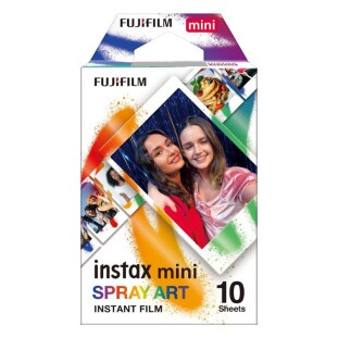 FILME FUJFILM INSTAX MINI SPRAY ART - 10 FOTOS