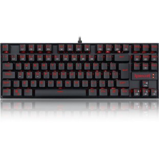 TECLADO REDRAGON GAMER MECANICO KUMARA SINGLE LIGHT K552-2 PT-BLACK