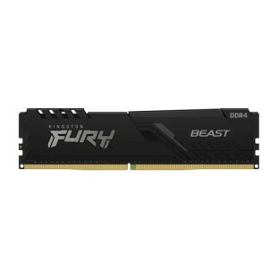 MEMORIA GAMER DESKTOP 16GB DDR4/2666MHZ -PC4 KINGSTON FURY BEAST PRETA
