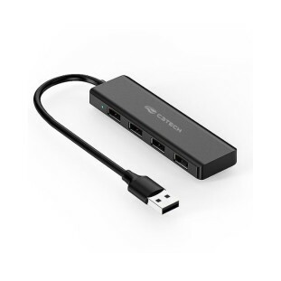 HUB C3TECH USB 2.0 4PORTAS HU-230BK PRETO