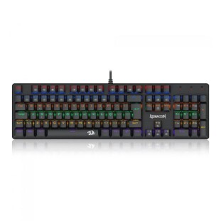 TECLADO REDRAGON GAMER MECANICO VALHEIM  RAINBOW SWITCH MARROM K608-R PTBROWN