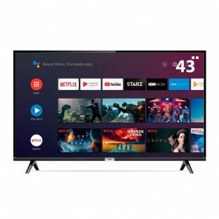 TV LED TCL FULL HD 43'' SMART 43S6500FS PRETA     