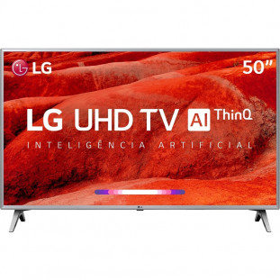 TV LED LG UHD 4K 50" SMART THINQ AI 50UM7510 PRATA