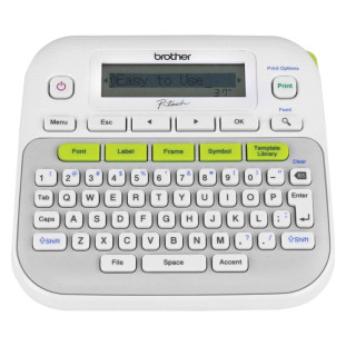 ROTULADOR BROTHER ELETRONICO PORTATIL PT-D210 BRANCO