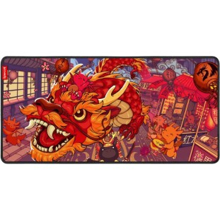 MOUSE PAD REDRAGON GAMER 900X400X4MM FESTIVAL DO DRAGAO FLICK XL P032FD