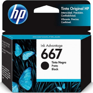 CARTUCHO HP 667 PRETO 3YM79AL 2ML                 