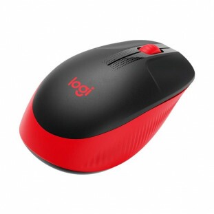 MOUSE LOGITECH USB S/FIO M190 RC/NANO VERMELHO    