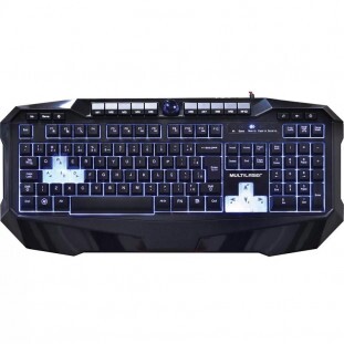 TECLADO MULTILASER GAMER WARRIOR C/LED TC167