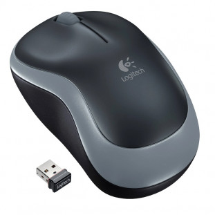 MOUSE LOGITECH USB SEM FIO 2.4GHZ M185 910-003243 CINZA