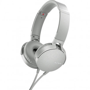 FONE SONY MDR-XB550AP/W C/MICROFONE BRANCO        