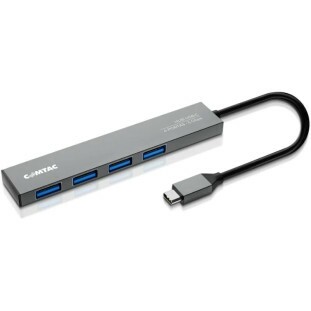 HUB USB-C COMTAC USB-C 2.0 4PORTAS USB 3.2 GEN 1 ALUMINIO PRATA 20129467