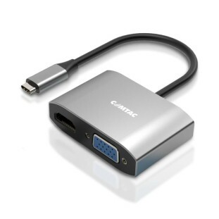 CONVERSOR COMTAC USB-C PARA HDMI/VGA ALUMINIUM 20119453