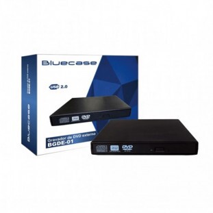 GRAVADOR DE DVD EXT. BLUECASE SLIM  BGDE-01S PT   