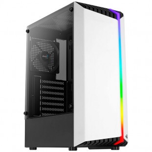 GABINETE AEROCOOL ATX BIONIC V1 BRANCO            