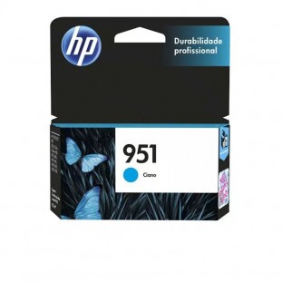 CARTUCHO HP 951 - CIANO CN050AL - 8,5ML           