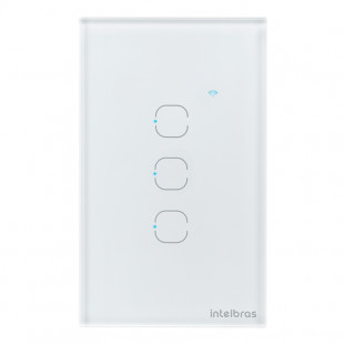 INTERRUPTOR INTELBRAS SMART WIFI TOUCH 3EWS 1003BR