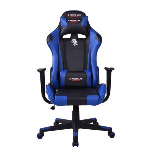 CADEIRA ELG GAMER SCORPION APOIO CERVICAL  PT/AZUL