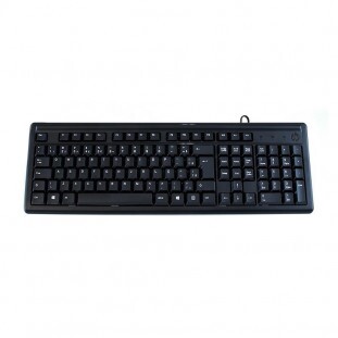 TECLADO HP USB 100 KEYBOARD 2UN30AA PRETO         