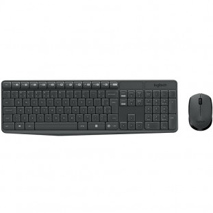 TECLADO+M.LOGITECH USB S/FIO MK235 PRETO