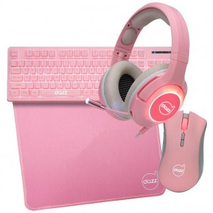 COMBO DAZZ GAMER 4 EM 1 SERIE M 62000021 ROSA     