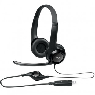 FONE LOGITECH USB H390 HEADSET PRETO     