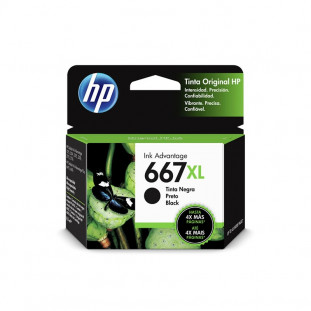 CARTUCHO HP 667XL PRETO 3YM81AL 8,5ML