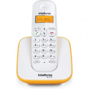 TELEFONE S/FIO DIGITAL INTELBRAS TS3110 BR/AMARELO    