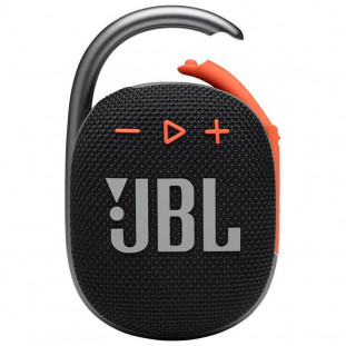 CAIXA DE SOM JBL CLIP 4 BLUETOOTH PRETA/LARANJA   