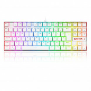 TECLADO GAMER REDRAGON KUMARA PRO RGB BRANCO      