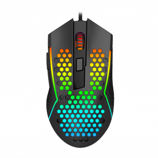 MOUSE REDRAGON GAMER REAPING RGB PRETO            