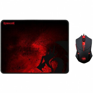 MOUSE+MOUSE PAD REDRAGON GAMER CENTROPORUS M601 BA