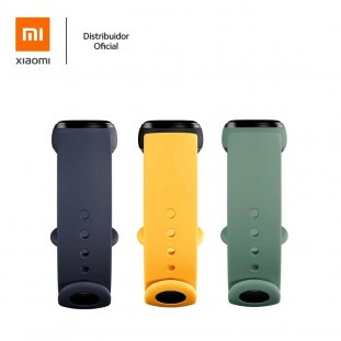 KIT 3 BRACELETES XIAOMI MI BAND 5/6 AZ/AMA/VERD   