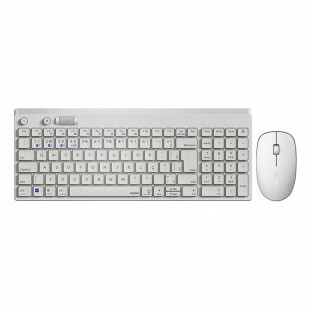 TECLADO+M.RAPOO USB S/FIO BT 8050T RA004 BRANCO