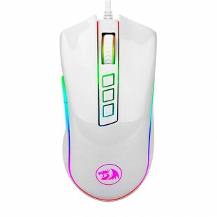 MOUSE REDRAGON GAMER COBRA RGB M711W BRANCO       