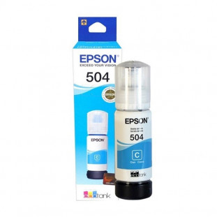 REFIL DE TINTA EPSON T504 CIANO - 70ML            