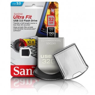 PEN DRIVE 32GB SANDISK 3.0 ULTRA FIT 150MB/S      