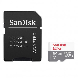 MEM.MICRO SD 64GB SANDISK ULTRA CL.10 80MB/S      