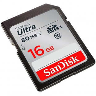 MEM.SD 16GB SANDISK ULTRA CL.10 80MB/S            