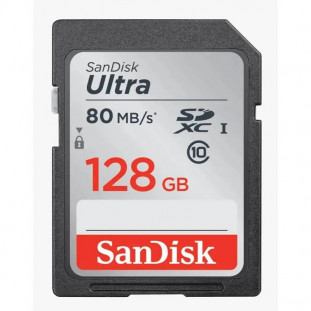 MEM.SD 128GB SANDISK ULTRA CL.10 80MB/S           