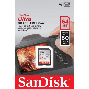 MEM.SD 64GB SANDISK ULTRA CL.10 80MB/S            
