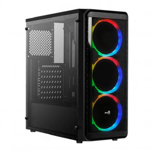 GABINETE AEROCOOL ATX SI-5200 RGB WINDOW PRETO    