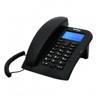 TELEFONE C/FIO INTELBRAS C/VIVA VOZ TC60 ID PRETO