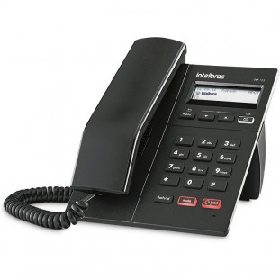 TELEFONE C/FIO INTELBRAS IP TIP 125I PRETO