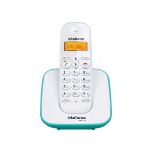 TELEFONE S/FIO DIGITAL INTELBRAS TS3110 BR/AZUL CLARO 